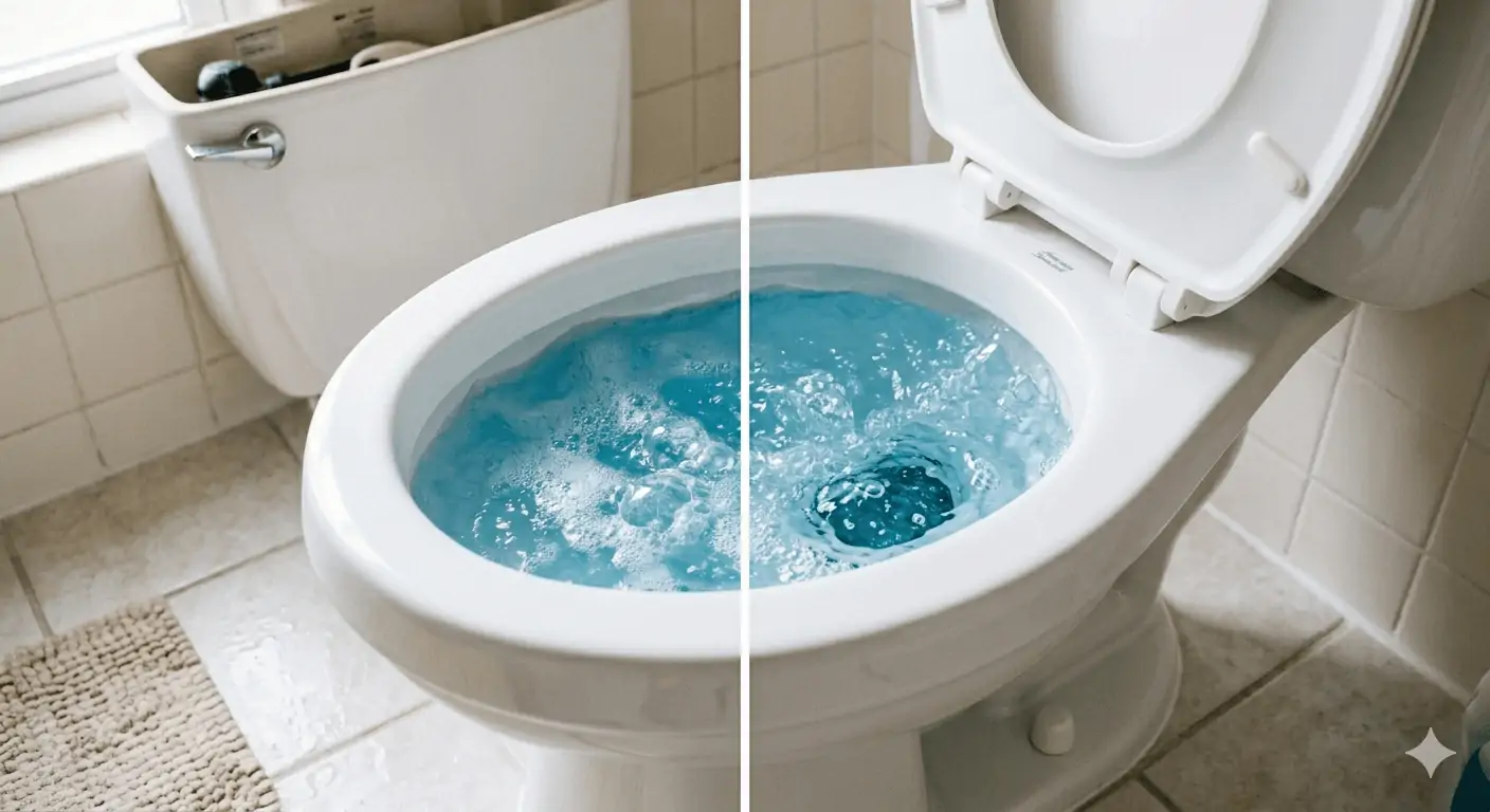 Toilet Gurgling & Bubbling