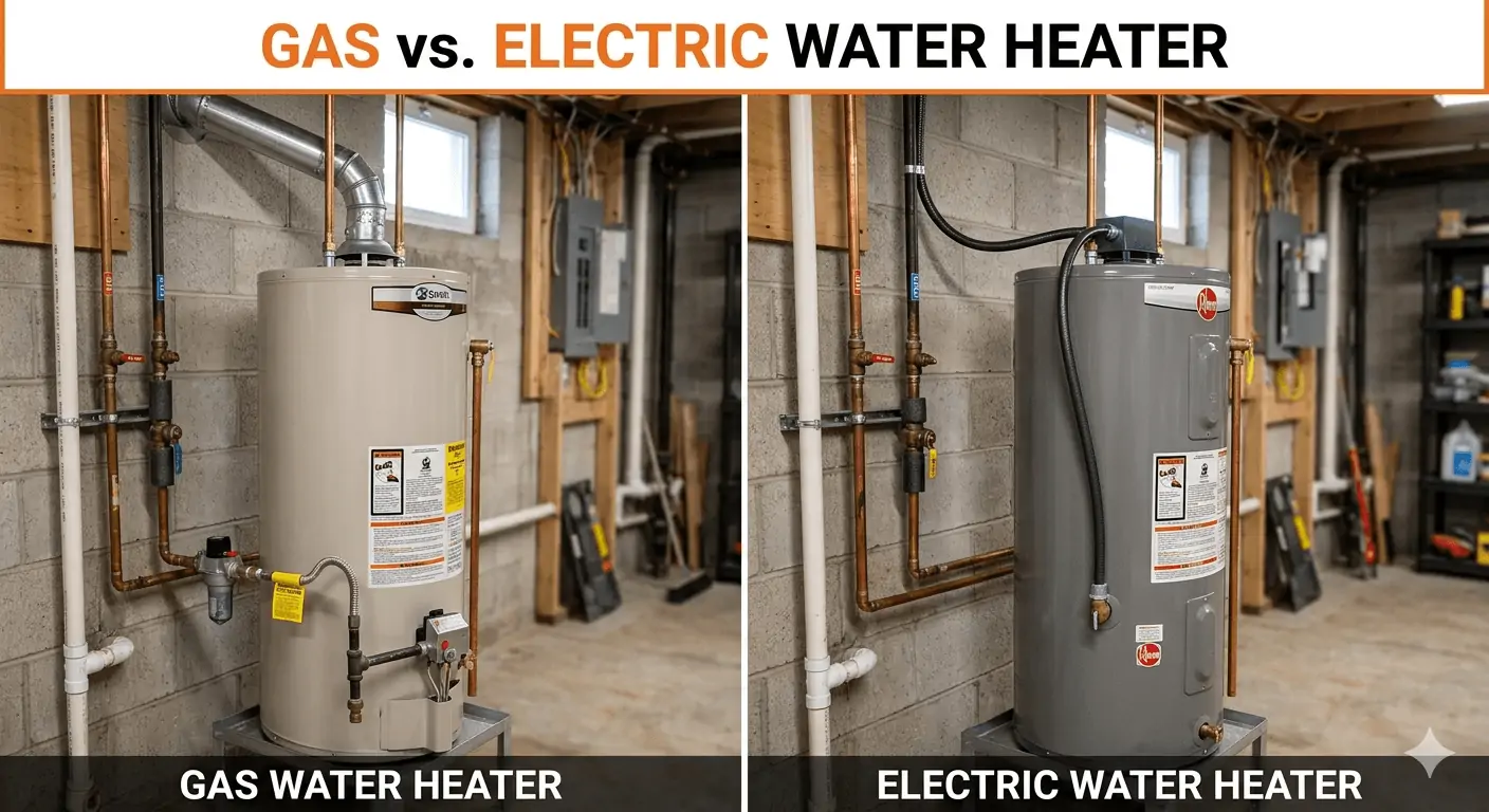 Gas vs Electric Water Heater